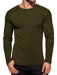 Camiseta Térmica de Manga Larga con Tejido de Canalé Personalizada, Algodón Premium, Fabricante de Ropa OEM, Marca Privada, Venta al Por Mayor - Product Image 6