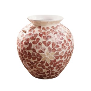 Elegante Florero de Mosaico con Madreperla - Product Image 1