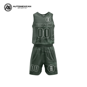 Conjunto de Camiseta y Pantalones Cortos de Baloncesto Personalizados para Hombre y Mujer, Uniforme de Equipo, Ropa Deportiva OEM ODM, Poliéster Transpirable, Impresión por Transferencia de Calor - Product Image 1