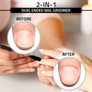 Herramienta para el Cuidado de las Uñas, Empujador de Cutículas de Acero Inoxidable, Empujador de Cutículas de Calidad Profesional para Salón de Belleza - Product Image 4