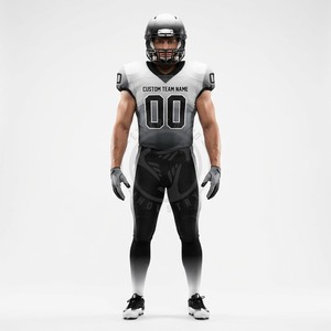 Tenues d'entraînement de football personnalisées en tissu mélangé polyester pour équipes scolaires de football en gros - Product Image 1
