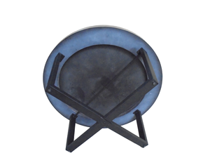 Mesa de Centro con Diseño Redondo de Madera PB, Estilo Moderno para Dormitorio, Sala de Estar o Sofá - Product Image 4