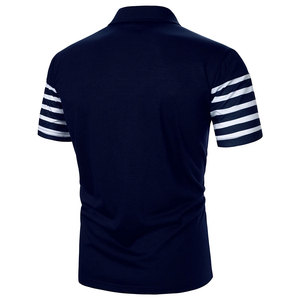 เสื้อโปโลผู้ชายลำลอง ขายดี ดีไซน์ใหม่ รับทำโลโก้ สีพื้น ระบายอากาศได้ดี เสื้อโปโลถักสำหรับผู้ชาย ระบายอากาศได้ดี - Product Image 6