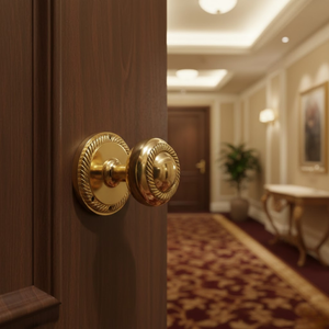 Poignée de porte en laiton antique moderne de haute qualité |   Design élégant pour hôtels et appartements Installation facile Finition durable 1 - Product Image 3