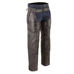 Chaps en cuir respirant pour usage extérieur, décontractés, lavés, très demandés pour hommes - Product Image 1