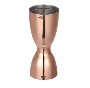 Best Selling Copper Jigger Beer Glass Rose Gold Color Beer & Wine Jigger Glass <b>Measuring</b> Vodka Glass - Product Image 6