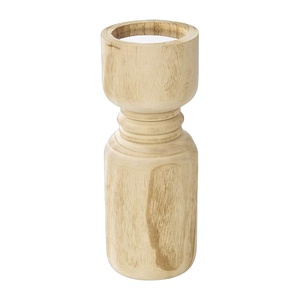 3 Candle Box Type Wooden Farmhouse Rustic Candle Holder Stand Wood Candle Holder Base - Product Image 5