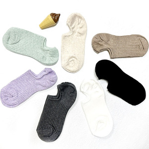 Made in Korea Women's No-Show <b>Socks</b> with Silicone Heel Grip K04 - Product Image 3