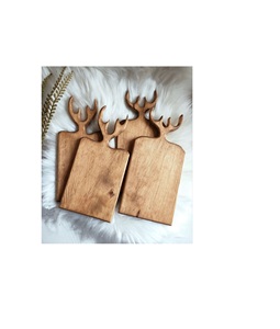 Planche à découper professionnelle en bois pour chef, grande taille, surface durable pour couper la viande et les légumes - Product Image 3