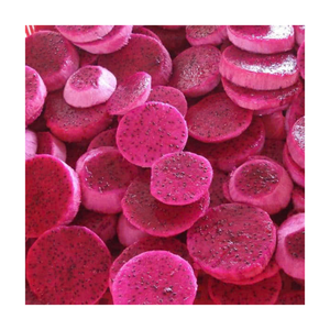 Natural Flavor Frozen Dragon Fruit IQF Red And White Dragon Fruit <b>Diced</b> Cube Cut Premium Tropical Fruit Bulk Supplier - Product Image 1