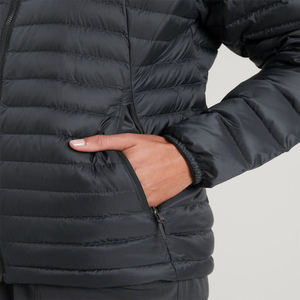 แฟชั่นสตรีทแวร์ผู้หญิงปี 2026 เสื้อแจ็คเก็ตพัฟเฟอร์แบบมีฮู้ดกันลมทรงโอเวอร์ไซส์บุใยคุณภาพสูงสั่งทำได้ ไซส์พลัสสำหรับทุกเพศ - Product Image 6