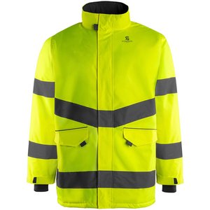 Chaqueta de Trabajo Reflectante Impermeable de Alta Visibilidad para Hombre, Ropa de Trabajo de Seguridad para Invierno, Construcción, Seguridad, Resistente al Viento 2026 - Product Image 1