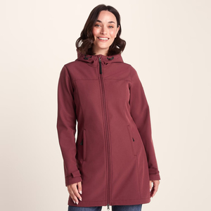 Abrigo de Invierno Largo Personalizado para Mujer, con Cierre de Cremallera, Detalle de Logotipo, Forro de Spandex, Tejido Transpirable, Chaqueta Larga de Softshell - Product Image 1