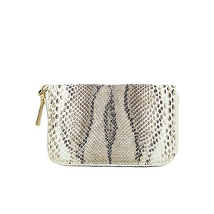 Sac à main en cuir véritable de haute qualité pour femme Taille 9.5x14cm Portefeuille de luxe à fermeture éclair avec logo personnalisé Production à haut volume pour femmes - Product Image 2