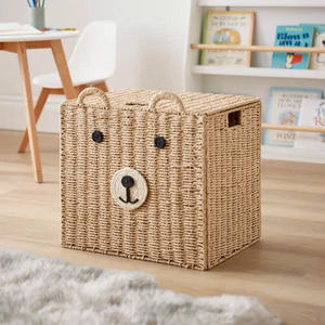 Cesta de Almacenamiento para Niños con Adorable Diseño de Oso y Gran Capacidad para Guardar Peluches, Juguetes y Más - Product Image 2