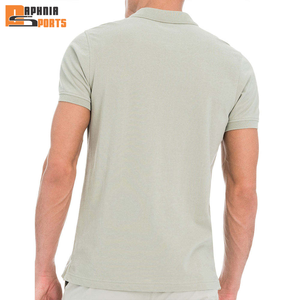 Camiseta Polo de Manga Corta para Hombre DAPHNIA SPORTS, Color Sólido, Transpirable, de Algodón Tejido, Estilo Casual, Corte Regular - Product Image 6