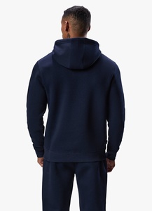 Winter Men's Hooded Fleece Sweatshirt & <b>Sweatpants</b> <b>Set</b> 350g Polyester/Cotton Breathable Streetwear Trousers for Men - Product Image 2