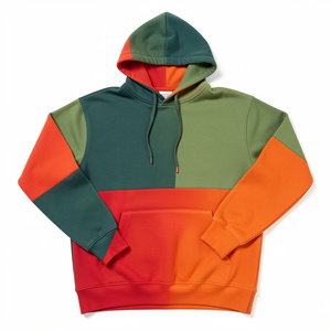 Sweat-shirt à capuche personnalisé en molleton 100% coton, coupe oversize, avec fermeture éclair, impression personnalisée, style streetwear, grandes tailles - Product Image 1