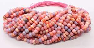 Cuentas redondas lisas de ópalo natural AAA, hilo de cuentas redondas lisas de ópalo para la fabricación de joyas, cuentas de piedras preciosas sueltas de 16 pulgadas - Product Image 4