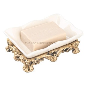 New Design Eco-Friendly Metal Soap Dish Modern Luxury Oval Design for Bathroom Decoration Customizable Size - Product Image 5