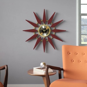 Rustic Wooden Wall <b>Clock</b> Silent Non Ticking Home Living Room Wall Decoration At Best Price - Product Image 1