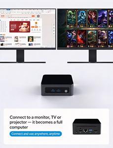 N100 Local AI Mini Computer <b>16GB</b> RAM 512GB SSD Portable Private AI Server Box with Local LLM for Home Office & Student Desktop - Product Image 5