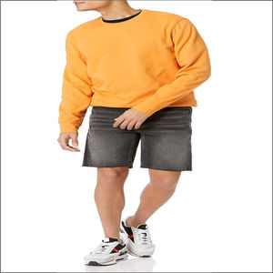 Nouveauté : Sweat-shirts d'hiver pour homme à col rond et épaules tombantes, 100 % coton, coupe ample, confort et style décontractés - Product Image 4