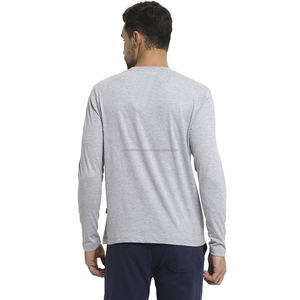 Camiseta de Manga Larga para Hombre, Ajustada, de Alta Calidad, Nueva, para Verano, Tejido de Punto, Venta al Por Mayor - Product Image 2