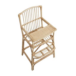 New Trendy Rattan Kids High <b>Chair</b> Kids Room Factory Price High Quality Wholesale Cheap Hot Sale Best Nursery Furniture - Product Image 1