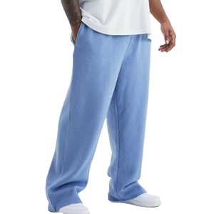 Pantalon de jogging en polyester personnalisé de haute qualité avec logo pour hommes – Vêtements de sport et de gym pour hommes – Pantalon délavé - Product Image 2