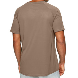 เสื้อยืดฮิปฮอปผู้ชาย แขนสั้น สีพื้น ผ้าฝ้ายคุณภาพสูง 100% ผลิตตามสั่ง แห้งเร็ว ระบายอากาศดี เป็นมิตรกับสิ่งแวดล้อม - Product Image 2