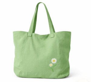 Sacs de plage pour femmes, sacs à main pour femmes, grand sac de plage en toile avec fermeture éclair et poignée en coton - Product Image 5