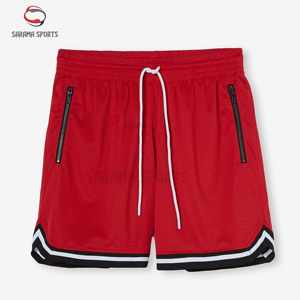 Shorts de sport en mesh pour l'entraînement, décontractés, pour le basketball, le fitness, la course à pied, longueur genou, taille élastique - Product Image 1