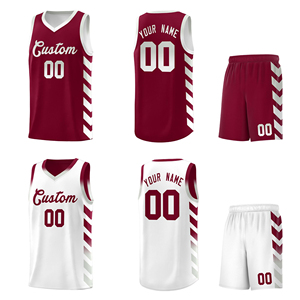 Uniformes de Baloncesto Personalizados para Hombre con Nombres de Equipos, Números, Camisetas Sublimadas para Jugadores y Conjunto de Pantalones Cortos a Juego - Product Image 1