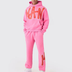 Survêtements d'hiver pour hommes grande taille avec logo personnalisé, prix bas, ensemble de survêtements imprimés sur mesure - Product Image 1