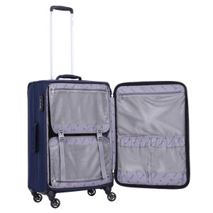 Travelling Outdoor Travel <b>Smart</b> Suitcase High Quality Polyester <b>Lock</b> Drawbar Fixed Casters OEM Service Vietnam Manufacturer - Product Image 1
