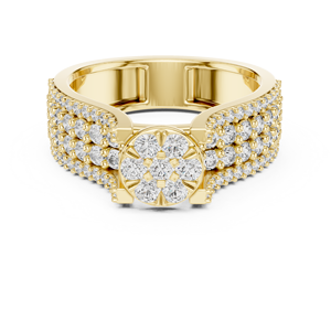 Joyería Fina, Anillo de Diamante Moissanita en Plata de Ley 925, Venta al Por Mayor Directa de Fábrica, Proveedor Personalizado - Product Image 1