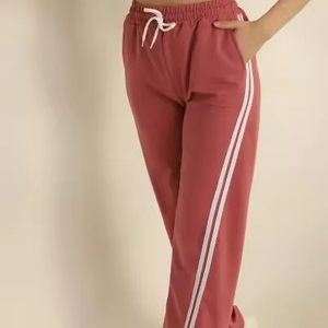 Casual 2026 Women Flare <b>Trousers</b> Vintage Solid Drawstring Women High <b>Waist</b> Wide Leg Flare Pants OEM ODM Serviced Cheap Price - Product Image 3