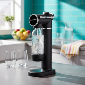 SUDEX Machine à eau gazeuse portable de bureau en plastique froid 1L pour usage domestique et commercial - Product Image 2
