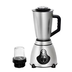 Mixeur Électrique Multifonctionnel en Acier Inoxydable, Mélangeur à Vitesse Multiple pour Smoothies, Jus, Broyage de Glace et Préparation Culinaire - Product Image 1