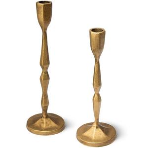 เชิงเทียนอะลูมิเนียมสีทองสำหรับงานแต่งงาน วันวาเลนไทน์ เป็นมิตรกับสิ่งแวดล้อม ทนทาน มีกลิ่นหอม ตกแต่งบ้าน ตกแต่งโต๊ะ - Product Image 1