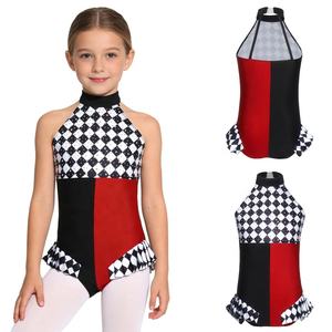 Tenues de danse pour filles de 6 à 16 ans, costumes de clown, combinaison, combinaison-pantalon, carnavals, fêtes costumées, spectacles sur scène - Product Image 5