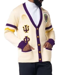 Manufacturer Provide OEM Custom High Quality Winter Wool/Acrylic Quick Dry Breathable V-neck <b>Sweater</b> <b>Cardigan</b> for Unisex - Product Image 2