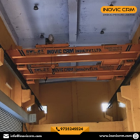 Pont roulant à double poutre de 10 tonnes, haute qualité, usage intensif, avec palan à câble, fabricant INOVIC CRM, Inde |   Grue industrielle