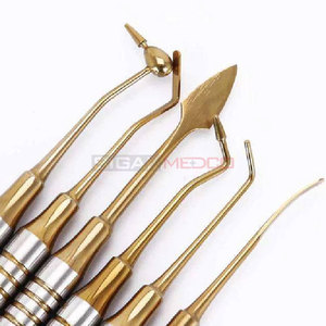 Ergonomic 6Pcs Manual Dental Spatula Set with Lightweight Handle and Titanium Plated Tips for Precision Mixing and Easy Use - Product Image 6