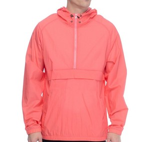 Men's Eco-Friendly Waterproof Nylon Winter Windbreaker <b>Jacket</b> with Reflective Fabric <b>Packable</b> Design Stand Collar Zipper Closure - Product Image 1