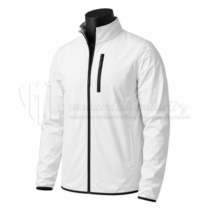 Veste coupe-vent en toile personnalisée unisexe, légère, imperméable, respirante, séchage rapide, écologique, veste de sport d'hiver pour l'extérieur - Product Image 3