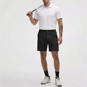 Shorts de golf pour hommes, prêts pour le voyage, avec logo personnalisé, bas de sport pliables, look soigné, vêtements de sport pour le travail et les loisirs - Product Image 4