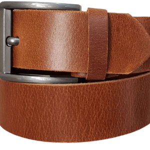 Cinturón de Cuero Vacuno Personalizable al por Mayor para Hombre con Hebilla de Aleación, Cuero Genuino de Pakistán a Bajo Precio - Product Image 5