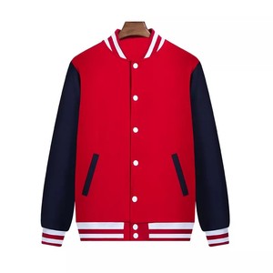 Custom Manufacturer Leather Sleeves Varsity <b>Jacket</b> Vintage Winter & Fall <b>Men</b> R <b>Letter</b> Printed Logo Embroidery <b>Men</b> Varsity <b>Jacket</b> - Product Image 2